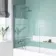 Geneva Easy Clean 6mm Bath Screen - 800mm