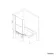 6mm L Shaped Easy Clean Bath Screen with Towel Rail