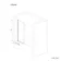 Linz Easy Clean 6mm Chrome Bath Screen - 800mm