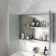 Stone Grey Mirror Cabinet 800mm