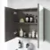 Charcoal Elm Mirror Cabinet 600mm
