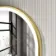 Ada Pill Brushed Brass Illuminated LED Mirror 900x500mm
