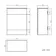 Harper Stone Grey Back To Wall Toilet Unit 600mm