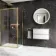 Trepanel Style® Black Marble Effect Matt WPC Laminated Wall Panel