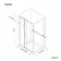Hamburg Easy Clean 8mm Sliding Shower Enclosure 1200x900mm - Easy Fix Feature