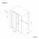 London Matt Black 6mm Sliding Shower Enclosure 1400x800mm
