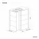 Munich Matt Black Grid 8mm Walk In Shower Enclosure 1100mm & 800mm Glass with Pivotal Return Panel