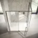 Cologne Brushed Gunmetal Easy Clean 8mm Hinged Shower Enclosure 1400x700mm