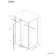 Cologne Brushed Copper Easy Clean 8mm Hinged Shower Enclosure 1700x800mm