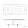 Dover 1700x750 Keyhole Shower Bath & 6mm Easy Clean Screen with Rail