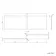 L Shaped 1600 Shower Bath with Front Panel & 6mm Easy Clean Brushed Brass Bath Screen - Left Handed