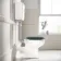 Hudson Traditional Toilet With Low-Level Cistern and Inky Blue Wooden Seat