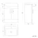 Harper Stone Grey Vanity with Semi Recessed Basin 600mm