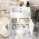 Harper Gloss White Vanity with Semi Recessed Basin 500mm