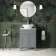 Bermuda Dove Grey Vanity with Marble Top & Oval Counter Top Basin 600mm