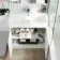 Trent Gloss White Basin Vanity and Back To Wall Unit 1300mm