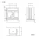 Lucia Graphite Grey Vanity with Oak Effect Top & Curved Counter Top Basin 840mm