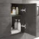 Harper Charcoal Elm Combination Vanity Basin with Marble Top & Atlanta Toilet 1500mm - Black Accents