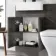 Harper Charcoal Elm Combination Vanity Basin & Atlanta Toilet 1000mm - Black Accents