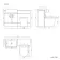 Harper Charcoal Elm Combination Vanity Basin and Boston Toilet 1200mm - Black Accents