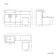 Harper Charcoal Elm Combination Vanity Basin and Boston Toilet 1500mm - Black Accents