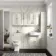 Monaco Chalk White Combination Vanity Basin with Marble Top and Hudson Toilet with Wooden Seat 1500mm