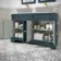 Lucia Inky Blue Cabinet with Marble Top 1200mm (Excludes Counter Top Basins) - Brushed Brass Accents