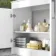 Mersey Gloss White Basin Vanity 800mm