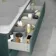 Corsica Midnight Green Wall Hung Drawer Vanity with Marble Top 1200mm - Excludes Counter Top Basin