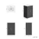 Milos Slate Grey Basin Vanity 500mm - Traditional Handles