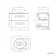 Elba Dawn Oak Wall Hung Drawer Vanity with Marble Top & Oval Counter Top Basin 600mm
