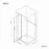 London Matt Black 6mm Pivot Shower Enclosure 800x800mm