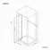 London Matt Black 6mm Pivot Shower Enclosure 900x900mm