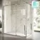Cologne Stainless Steel Easy Clean 8mm Hinged Shower Enclosure 1800x700mm