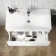 Trent Gloss White Wall Hung Basin Drawer Vanity 800mm