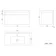 Trent Gloss White Wall Hung Basin Drawer Vanity 800mm