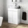 Trent Gloss White Vanity with Curved Counter Top Basin 600mm