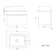 Trent Stone Grey Wall Hung Drawer Vanity with Marble Top & Curved Counter Top Basin 600mm