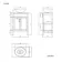 Bermuda Graphite Grey Vanity with Marble Top & Oval Counter Top Basin 600mm
