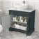 Lucia Inky Blue Vanity with Marble Top & Oval Counter Top Basin 840mm