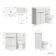 Havana Fluted Coastal White Combination Vanity Basin and Miami Toilet 1100mm - Brushed Brass Accents