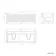 Sorrento Fluted Coastal White Double Wall Hung Drawer Vanity with Marble Top 1200mm - Excludes Counter Top Basin