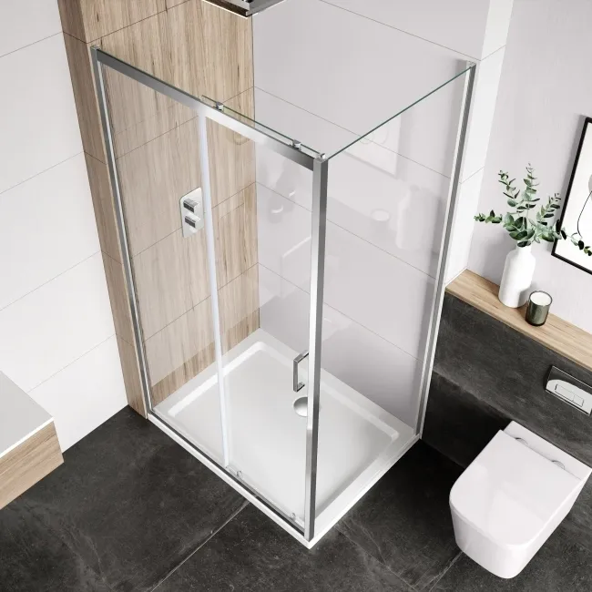 London 6mm Sliding Shower Enclosure 1000x800mm