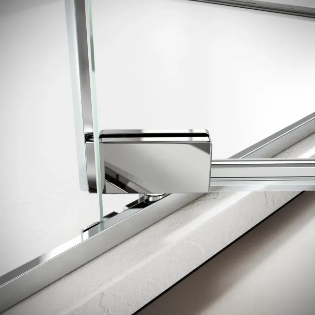 Cologne Stainless Steel Easy Clean 8mm Hinged Shower Enclosure 1800x700mm