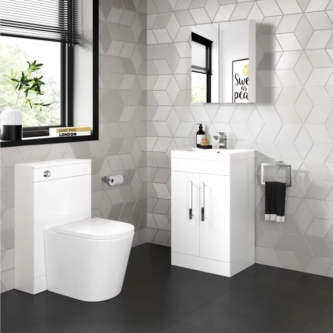 Avon Gloss White Basin Vanity 500mm
