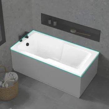 Dover 1500x750 Keyhole Single Ended Bath