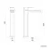 Mersey Chrome High Rise Basin Mixer Tap