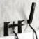 Aire Matt Black Bath Filler & Handheld Shower