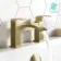 Brora Brushed Brass Bath Filler