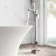 Tamar Chrome Freestanding Bath Shower Mixer Tap